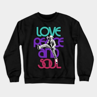 Soul love piece train Crewneck Sweatshirt